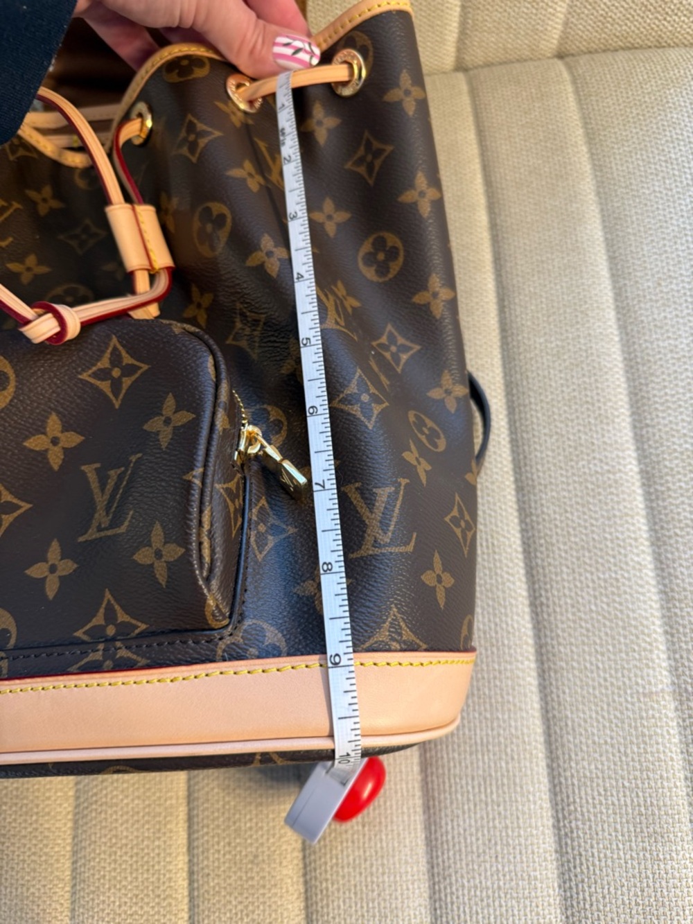 LV Montsouris Mini Backpack - Picture 7 of 8